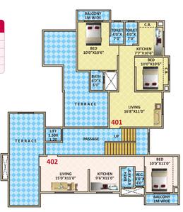 Project Image of 348.0 - 909.0 Sq.ft 1 RK Apartment for buy in Desai Heritage