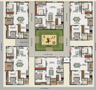 Project Image of 1152.0 - 1297.0 Sq.ft 2 BHK Apartment for buy in GSLN Pride