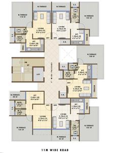 Kuber Plaza Kuber Plaza Cluster Plan 2
