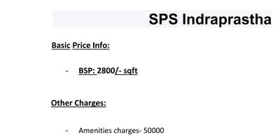 Project Image of 1055.0 - 1440.0 Sq.ft 2 BHK Apartment for buy in SPS Indraprastha