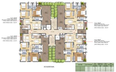 Project Image of 1466.0 - 1859.0 Sq.ft 3 BHK Apartment for buy in Realmark Amora