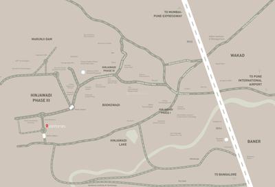 Project Image of 835.82 - 973.27 Sq.ft 2 BHK Apartment for buy in Kasturi Building B2 Eon Homes