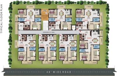Project Image of 955.0 - 1345.0 Sq.ft 2 BHK Apartment for buy in NCN Crystal
