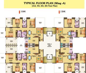 Project Image of 11692.62 - 15792.59 Sq.ft 2 BHK Apartment for buy in Suratwala Brothers Marvella Luxurious A Wing Phase I
