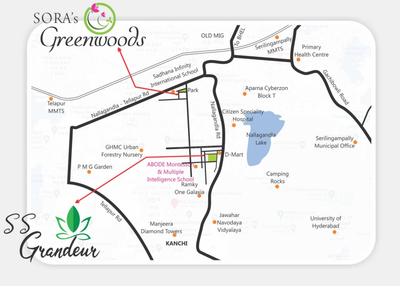 Sora Green Woods Location Plan 1