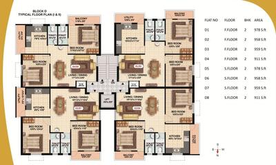 Project Image of 445.0 - 1001.0 Sq.ft 1 BHK Apartment for buy in Colorhomes Breeze Avenue