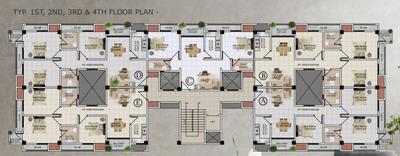 Project Image of 929.0 - 1197.0 Sq.ft 2 BHK Apartment for buy in Dalton Uttara Enclave