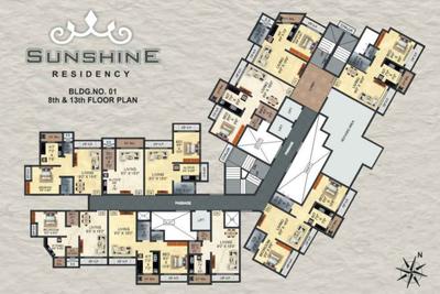 Project Image of 202.47 - 570.0 Sq.ft 1 RK Apartment for buy in Shantee Sunshine Residency