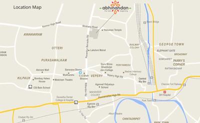 Project Image of 1141.94 - 1360.88 Sq.ft 3 BHK Apartment for buy in KLP Abhinandan Tower N And O