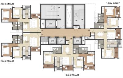 Project Image of 1460 Sq.ft 3 BHK Apartment / Flat for sale in Chinchwad for Rs. 13912122