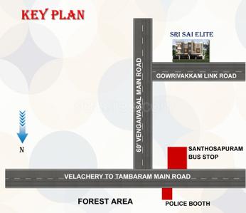 Project Image of 0.0 - 962.0 Sq.ft 2 BHK Apartment for buy in Sri Sai Elite