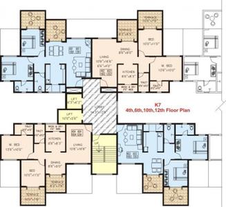 Project Image of 885.0 - 1062.0 Sq.ft 2 BHK Apartment for buy in Kate Puram Phase 2