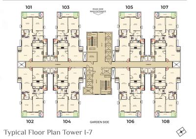 Project Image of 1800.0 - 2400.0 Sq.ft 3 BHK Apartment for buy in Assotech World Avenue 07