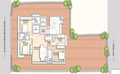 Project Image of 0.0 - 1240.0 Sq.ft 3 BHK Apartment for buy in Paradigm Vogue