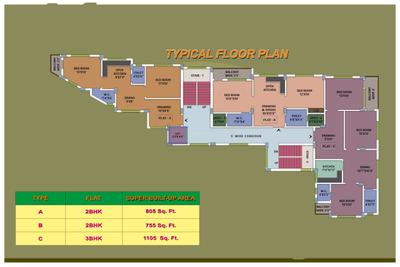 Project Image of 755.0 - 1105.0 Sq.ft 2 BHK Apartment for buy in Edify City Park Residency
