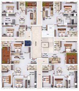 Project Image of 0.0 - 1265.0 Sq.ft 2 BHK Apartment for buy in Mahabaleshwara Classique Ebony