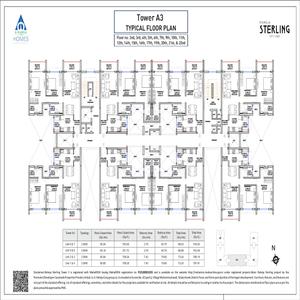Project Image of 740.83 - 787.91 Sq.ft 2 BHK Apartment for buy in K Raheja Sterling Tower 3