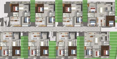 Project Image of 791.0 - 1082.0 Sq.ft 2 BHK Apartment for buy in KBR Anu Orchid