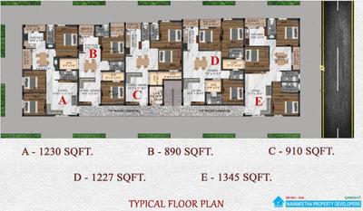 Project Image of 890.0 - 1345.0 Sq.ft 2 BHK Apartment for buy in Navaneetha Vairam