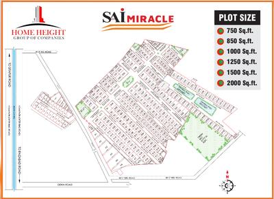 Project Image of 750.0 - 2000.0 Sq.ft Residential Plot Plot for buy in Home Sai Miracle