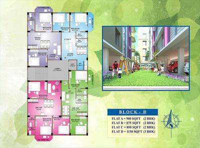 Project Image of 511.0 - 1250.0 Sq.ft 1 BHK Apartment for buy in Unique Parkwoods
