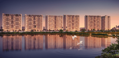Project Image of 903.0 - 1130.0 Sq.ft 3 BHK Apartment for buy in Merlin Lakescape Phase II