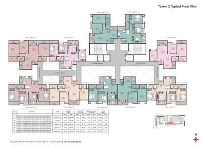 Project Image of 1705 Sq.ft 4 BHK Apartment / Flat for sale in Dhanori for Rs. 12178967