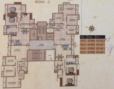 Project Image of 591 Sq.ft 2 BHK Apartment / Flat for sale in Hiranandani Estate for Rs. 9500000