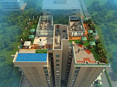 Project Image of 950.0 - 963.0 Sq.ft 3 BHK Apartment for buy in Sairaj Sky Court Apartments