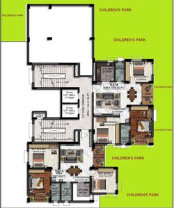Project Image of 0.0 - 1455.0 Sq.ft 3 BHK Apartment for buy in Shree Sai Green