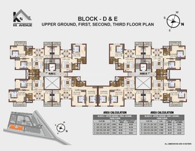 Project Image of 790.72 - 1075.86 Sq.ft 1 BHK Apartment for buy in KK Avenue