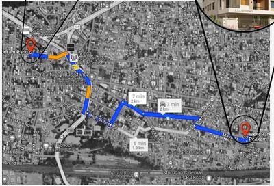 Ample E V K Residency Location Plan 1