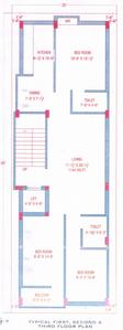 VS Ramamoorthy VS Ramamoorthy Cluster Plan from 1st to 3rd Floor 1