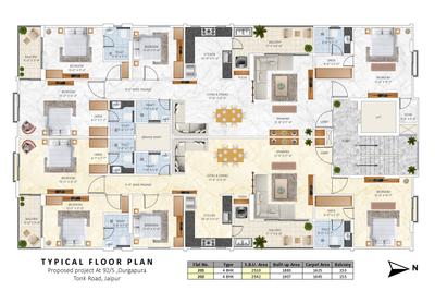 Project Image of 1625.0 - 1645.0 Sq.ft 4 BHK Apartment for buy in Ridhi Royal Gracia