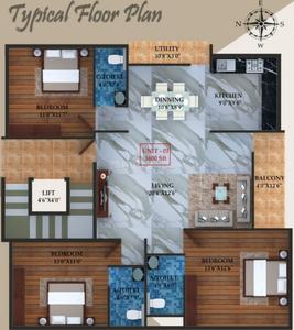 Laavanya Sumeru Elite Sumeru Elite Cluster Plan from 1st to 5th Floor 1