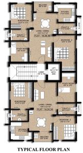 Project Image of 0.0 - 1017.0 Sq.ft 2.5 BHK Apartment for buy in Ramaniyam Balaji
