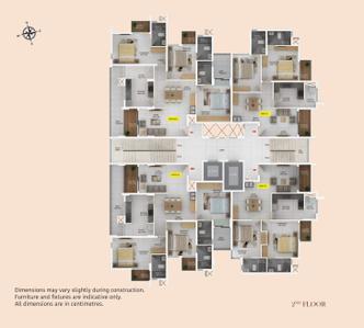 Project Image of 1162.0 - 2424.0 Sq.ft 2 BHK Apartment for buy in Varma Trident