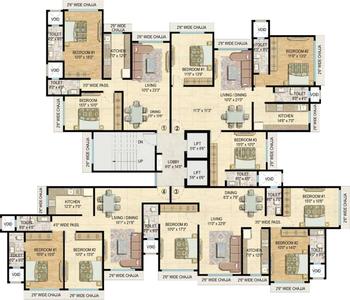 Project Image of 721.0 - 1081.0 Sq.ft 2 BHK Apartment for buy in Vijay Khetan Krishna Residences 