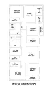 Sampurna Regalia Regalia Cluster Plan from 1st to 4th Floor 1