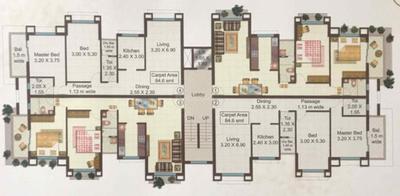 Project Image of 0.0 - 1184.03 Sq.ft 2 BHK Apartment for buy in Concrete Atlantis