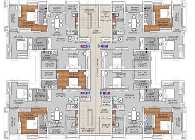 Project Image of 1650 Sq.ft 3 BHK Apartment / Flat for sale in Patrapada for Rs. 15000000
