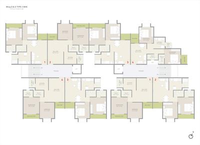Project Image of 478.03 - 871.98 Sq.ft 2 BHK Apartment for buy in R M Samanvay Park