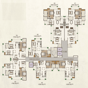 Project Image of 1335.0 - 2560.0 Sq.ft 3 BHK Apartment for buy in Migsun Atharva