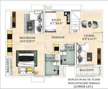 Project Image of 833.0 - 1088.0 Sq.ft 2 BHK Apartment for buy in OxyPrana
