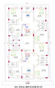 Project Image of 1280.0 - 1325.0 Sq.ft 3 BHK Apartment for buy in HP Sai Kumaran Flats