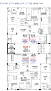 Project Image of 0.0 - 786.95 Sq.ft 3 BHK Apartment for buy in D N The Sun Imperial