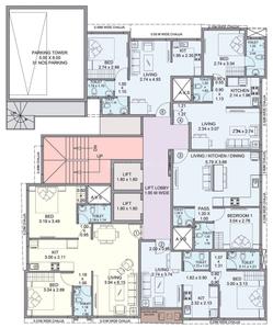 Project Image of 350.0 - 621.0 Sq.ft 1 BHK Apartment for buy in Matrix MK Emerald