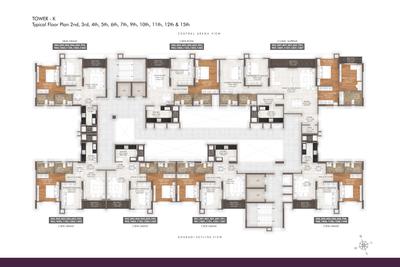Project Image of 647.13 - 1516.76 Sq.ft 2 BHK Apartment for buy in Geras World of Joy M