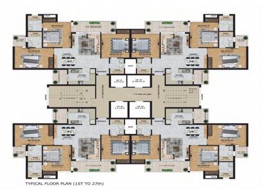Project Image of 1450 Sq.ft 3 BHK Apartment / Flat for sale in Gazipur for Rs. 14400000