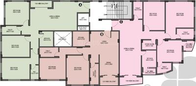 Project Image of 872.0 - 1464.0 Sq.ft 2 BHK Apartment for buy in Fabulous Duo